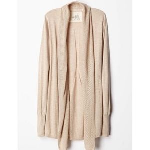 Anthropologie Angel of the North Beige Sweater